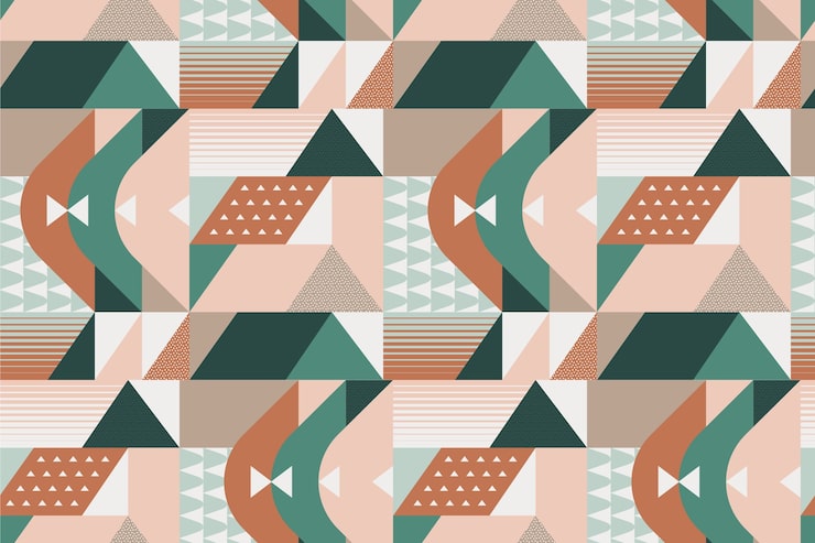 Sanfte geometrische Muster